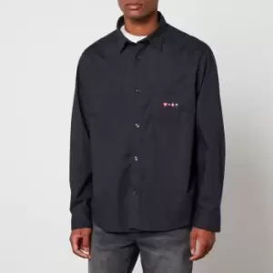 Image of HUGO Erato Card Cotton-Poplin Shirt - L