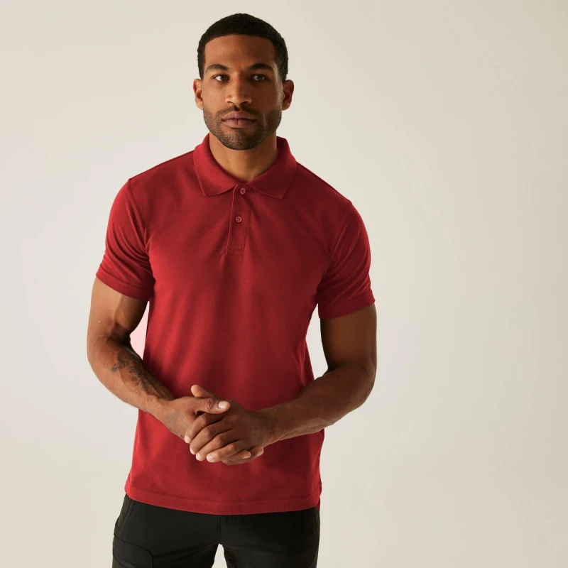 Image of Regatta Mens Pro 50/50 Pique Polo Red male M
