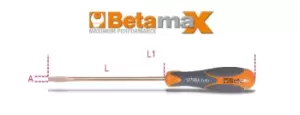 image of Beta Tools 1270 BALP 10x250mm Spark-Proof Screwdriver Slotted Head 012700810