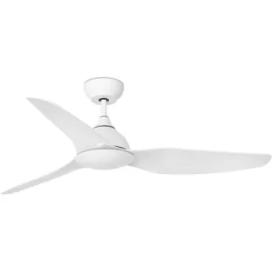 image of Faro Sioux Large Ceiling Fan Without Light White IP44