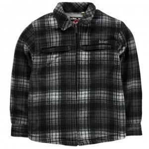 Image of Lee Cooper Lined Full Zip Jacket Junior Boys - Black/White
