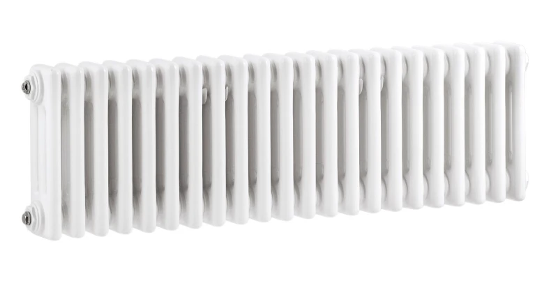 Image of Balterley Triple Column Traditional Radiator 300 x 999mm - High Gloss White White Unisex