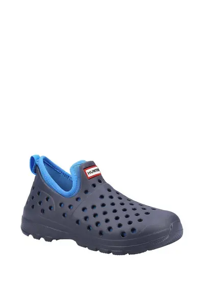 Image of Hunter Boys Big Kids Water Beach Shoes UK Size 12 (EU 31) Navy/Poolhouse Blue HUN102-POLBLU-12