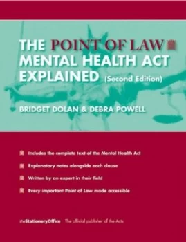 Image of Mental Health Act Explained by Bridget Dolan and Debra Powell Paperback