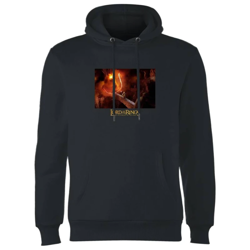 Image of Lord Of The Rings You Shall Not Pass Hoodie - Black - S
