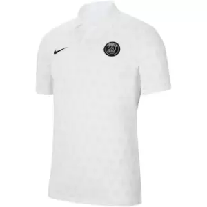 image of Nike PSG Polo Shirt Mens - White