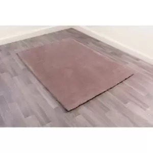 Image of Lord Of Rugs - Lulu Plain Super Soft Plush Shaggy Rug Mink Large Carpet 150 x 200cm (411x6'6'')