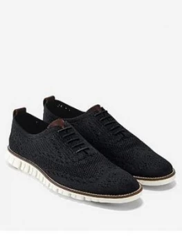 Image of Cole Haan Zero Stitch Lace Up Shoe, Black, Size 9, Men