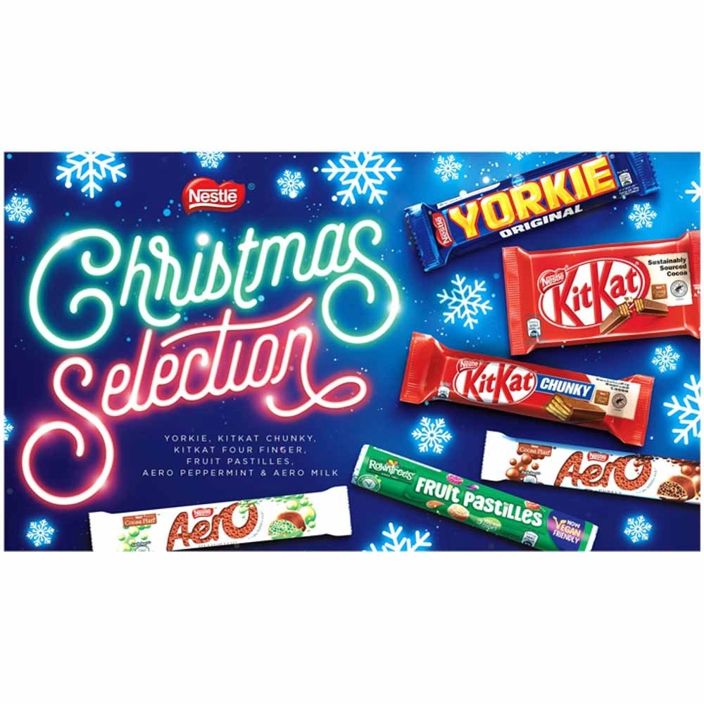 image of Nestle Christmas Chocolate Selection Box 216g