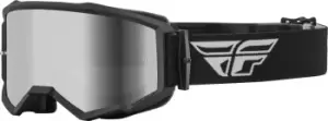 image of Fly Racing Zone Logo Motocross Goggles, black-grey, black-grey