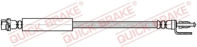 Image of QUICK BRAKE Brake hose QUICK BRAKE 32.349