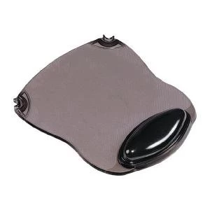 Image of Q-Connect Clear Gel Mouse Mat Grey KF20084