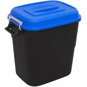 image of BM75B Refuse/Storage Bin 75L - Blue - Sealey