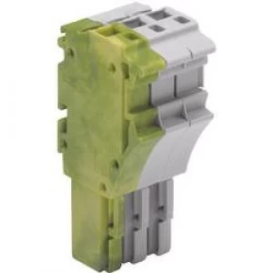 image of WAGO 2022 103000 037 1 Conductor Clip Connector Series 2022 0.25 2.5 mm2 Grey Green yellow