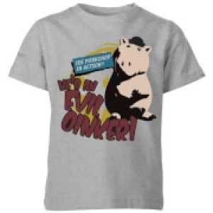 Image of Toy Story Evil Oinker Kids T-Shirt - Grey - 11-12 Years
