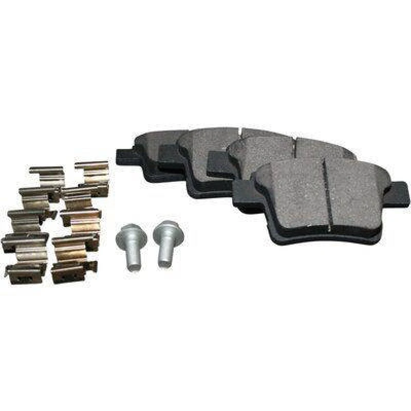 Image of JP GROUP 1563700510 Brake pad set JP Rear Axle, excl. wear warning contact Brake Pad Set,disc brake (402)