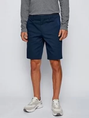 image of Hugo Boss Athleisure Liem 4 Jersey Slim Fit Shorts Navy Size 32 Men