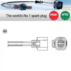 Image of 1x NGK Lambda NTK Oxygen 02 Lambda Sensor OZA686-EE9 (94281)
