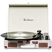 image of Goodmans Turntable GDPTURNT01CRMXI Cream