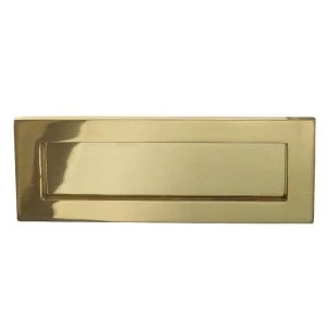 image of Polished Brass Sprung Letterplates