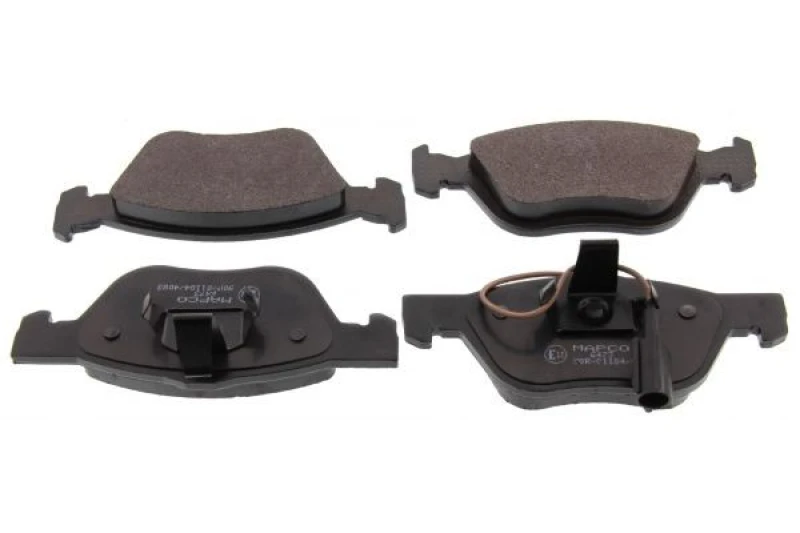 Image of MAPCO 6473 Brake pad set Front Axle, incl. wear warning contact, with anti-squeak plate Brake Pad Set,disc brake (402)