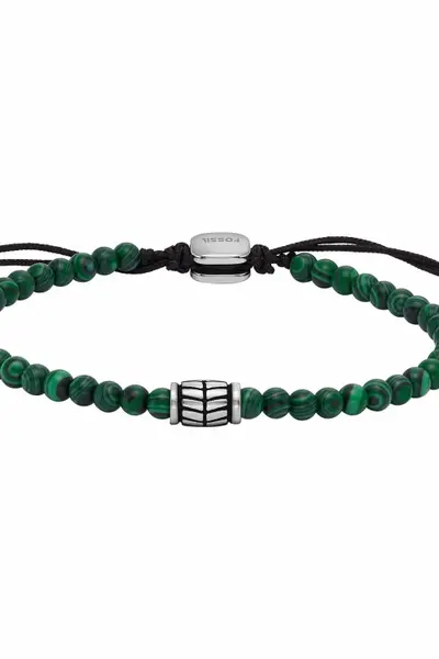 Image of Fossil Jewellery Gents Fossil Jewellery Beaded Bracelet JF04415040