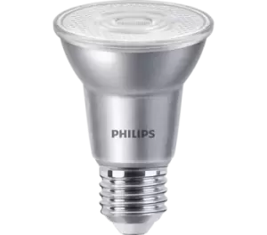 image of Philips Master Value LED 6W-50W ES E27 PAR20 R63 4000K Dimmable Bulb - Cool White - 76850800