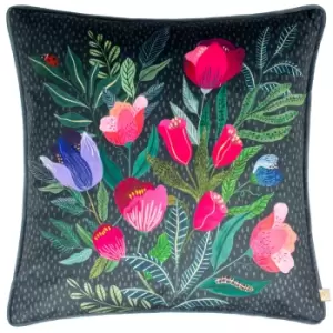 Image of Wild Garden Posies Cushion Multicolour, Multicolour / 43 x 43cm / Polyester Filled