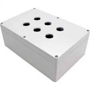 image of Hammond Electronics 1554MPB6A 1554MPB6A Universal enclosure 240 x 160 x 90 Polycarbonate (PC) Grey