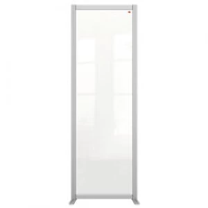 image of Nobo Premium Plus Modular Protection Room Divider Screen Plexiglass Acrylic Transparent 1800 x 600 x 600 mm