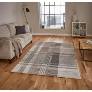 Image of Elegant 4892 Beige Grey 160cm x 220cm Rectangle - Grey and Beige