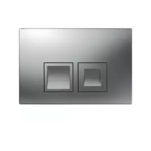 DELTA50 Matt Chrome Dual Flush Plate DELTA 50 UP100 Concealed Cisterns - Geberit