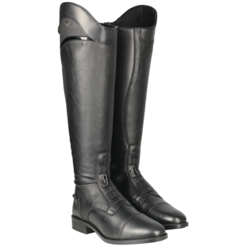 Image of Hy Atrani Long Riding Boots in Black Size: 4 Black Unisex 4