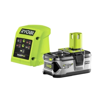 image of Ryobi 4Ah Battery & Charger Kit - 18V