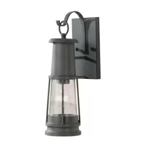 image of Outdoor IP44 Wall Light Sconce Storm Cloud LED E27 60W Bulb Outside External