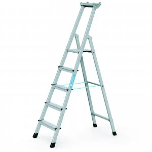 image of Zarges Anodised Trade Platform Step Ladder 5