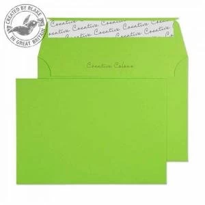 Image of Blake Creative Colour C6 120gm2 Peel and Seal Wallet Envelopes Lime