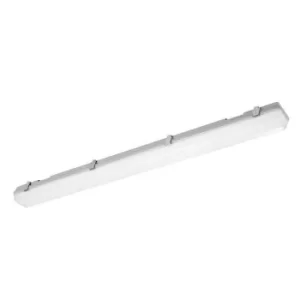 Image of Solid Outdoor LED Linear Ceiling Batton Light Grey 156cm 5508lm 4000K IP65