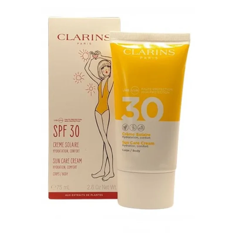 Image of Clarins Pick Love SPF 30 Sun Care Body Cream 75ml Not For Resale