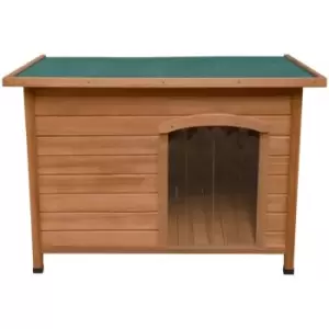 image of Monster Shop - Wooden Dog Kennel Medium Pet House Shelter Animal Hut 70 h x 103