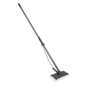 Image of JVL Super-Absorbent Flat Sponge Squeegee Floor Mop Grey/Turquoise