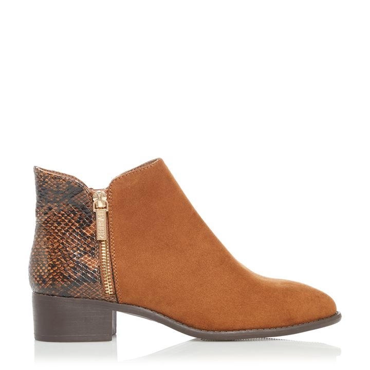 Image of Head Over Heels by Dune Tan 'Peral' Ankle Boots - 3