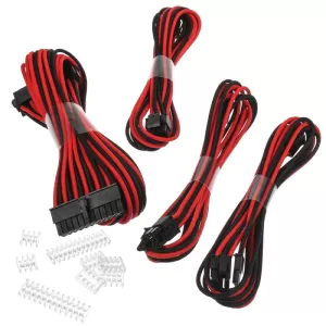 Image of Phanteks Extension Cable Combo Kit - Black/Red
