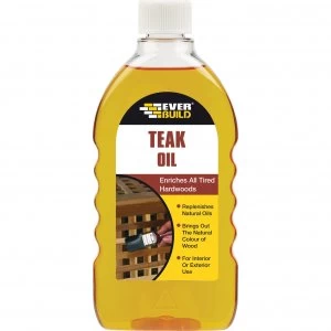 image of Everbuild Teak Oil 500ml