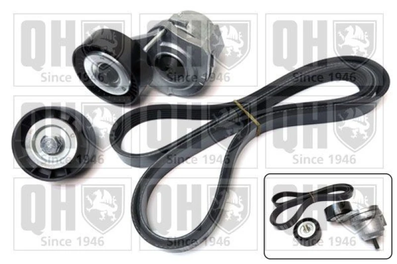Image of QUINTON HAZELL V-Ribbed Belt Set QUINTON HAZELL QDK139