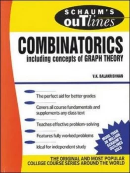 Image of Schaums Outline of Theory and Problems of Combinatorics by V. K Balakrishnan Paperback