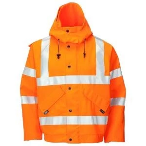 Image of B Seen Gore Tex Bomber Jacket for Foul Weather 2XL Orange Ref