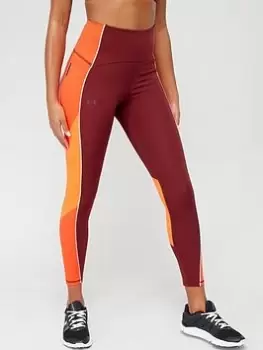 Image of Under Armour Rush Ankle Legging - Burgundy, Size L, Women