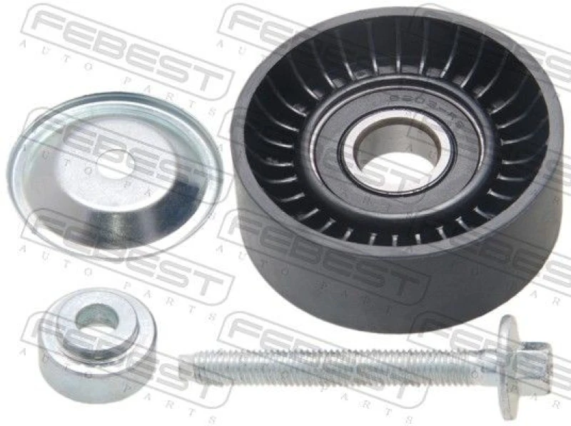 Image of FEBEST 2188-FOCII Idler Pulley Deflection/Guide Pulley,v-ribbed belt (312)
