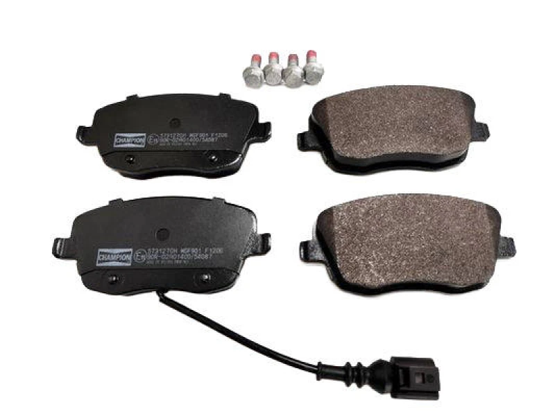 Image of CHAMPION 573127CH Brake pad set incl. wear warning contact Brake Pad Set,disc brake (402)